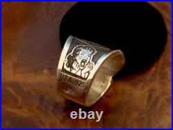 Creature from the Black Lagoon sterling silver ring USA made by GG