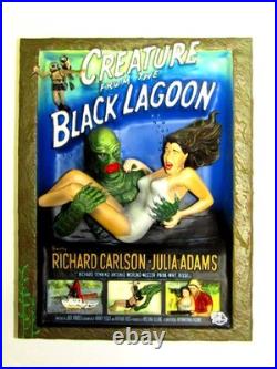 Creature from the black lagoon / 3-D cold cast relief from poster art