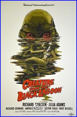 Creature from the black lagoon by Francesco Francavilla Sold out Mondo print