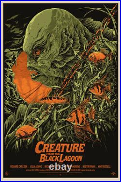 Creature from the black lagoon by Ken Taylor Regular Sold Out Mondo Print