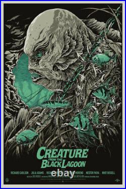 Creature from the black lagoon by Ken Taylor Variant Sold Out Mondo Print