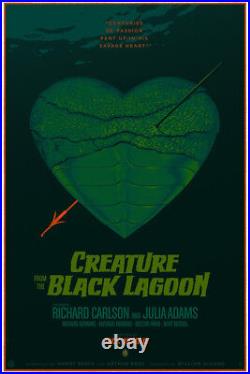 Creature from the black lagoon by Laurent Durieux Rare sold out Mondo print