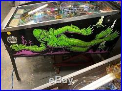 Creature from the black lagoon pinball machine by bally Arcade Game