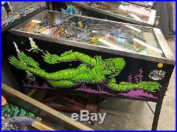 Creature from the black lagoon pinball machine by bally Arcade Game