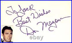 Don Megowan Signed Auto 3x5 Index Card Creature from the Black Lagoon