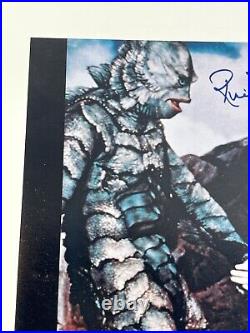 Dual Signed CREATURE FROM THE BLACK LAGOON 16x20 Beckett Browning & Julia Adams