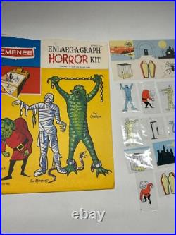 Emenee Creature from the Black Lagoon Enlarg-A -Graph Horror Kit Used RARE