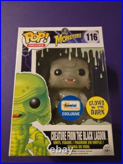 FUNKO POP! MONSTERS #116 CREATURE FROM THE BLACK LAGOON GITD Gemini Exclusive FUNKO POP! MONSTERS #116 CREATURE FROM THE BLACK LAGOON GITD Gemini Exclusive