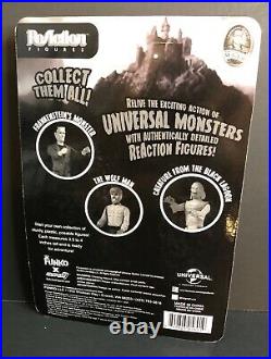 FUNKO ReAction UNIVERSAL MONSTERS WOLFMAN FRANKENSTEIN CREATURE NYCC EXC Set NIP