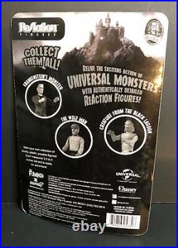 FUNKO ReAction UNIVERSAL MONSTERS WOLFMAN FRANKENSTEIN CREATURE NYCC EXC Set NIP