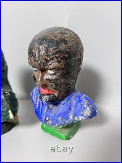 Famous Monsters Plaster Cast Bust Wolfman & Creature From Black Lagoon VTG RAPCO