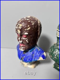 Famous Monsters Plaster Cast Bust Wolfman & Creature From Black Lagoon VTG RAPCO