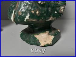 Famous Monsters Plaster Cast Bust Wolfman & Creature From Black Lagoon VTG RAPCO