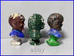 Famous Monsters Plaster Cast Bust Wolfman & Creature From Black Lagoon VTG RAPCO