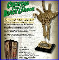 Fossilized Creature From The Black Lagoon Hand Universal Monsters Prop Replica