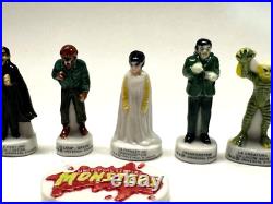 French Ceramic Creature from the Black Lagoon Vintage Baked in Cakes Complete