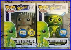 Funko Pop Creature From The Black Lagoon Metallic And GITD Gemini Exclusives