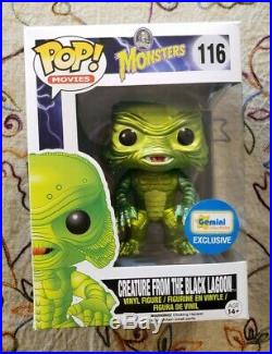 Funko Pop Creature From The Black Lagoon Metallic And GITD Gemini Exclusives