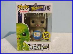 Funko Pop Creature From the Black Lagoon Gemini Exclusive GITD withPop Protector