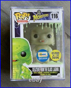 Funko Pop Gemini Exclusive GITD Glow Creature from the Black Lagoon w Hard Stack