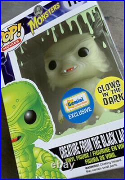 Funko Pop Gemini Exclusive GITD Glow Creature from the Black Lagoon w Hard Stack