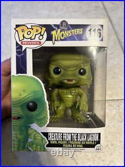 Funko Pop Monsters 116 Creature From The Black Lagoon Vaulted New Open Box
