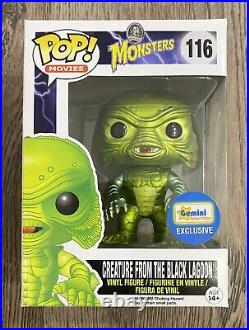Funko Pop! Monsters Creature From The Black Lagoon (Metallic) #116 Gemini HTF
