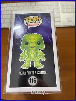 Funko Pop Movies Monsters Creature From The Black Lagoon #116 Exclusive Vaulted