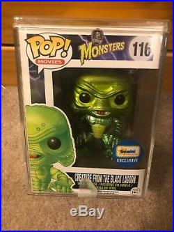 Funko Pop Universal Monsters Metallic Creature From the Black Lagoon WithPop Stack