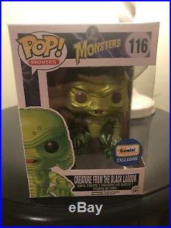 Funko Pop Universal Monsters Metallic Creature From the Black Lagoon WithPop Stack