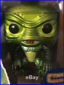 Funko Pop Universal Monsters Metallic Creature From the Black Lagoon WithPop Stack