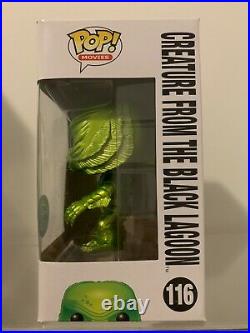 Funko pop Metallic Creature from the Black Lagoon Monsters #116 with hard stack
