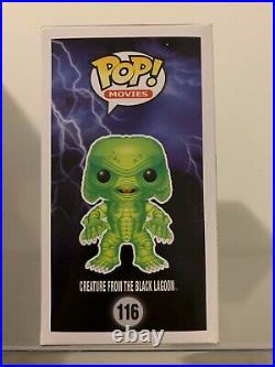 Funko pop Metallic Creature from the Black Lagoon Monsters #116 with hard stack