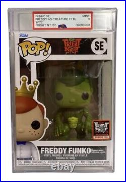 Graded PSA 9 Funko Pop Freddy Creature from Black Lagoon Fright Night 10,000 PC