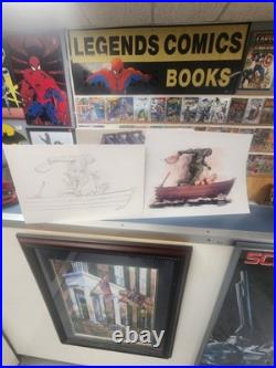 Gregbo Watson PowerCon Exclusive Creature From The Black Lagoon Original Art Gregbo Watson PowerCon Exclusive Creature From The Black Lagoon Original Art