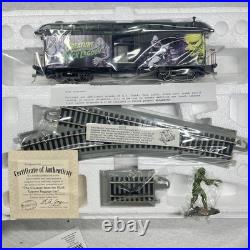 Hawthorne Village Creature From The Black Lagoon Train Set New Sealed Rare