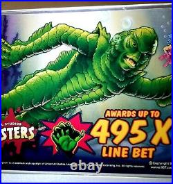 IGT CREATURE FROM THE BLACK LAGOON Casino Slot Machine Back Glass RARE Monsters