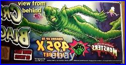 IGT CREATURE FROM THE BLACK LAGOON Casino Slot Machine Back Glass RARE Monsters