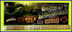 IGT CREATURE FROM THE BLACK LAGOON Casino Slot Machine Back Glass RARE Monsters