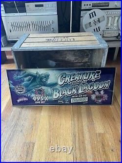 IGT Creature from the Black Lagoon Slot Machine Glass Insert Glass Panel 23 X 9