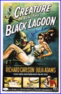 JULIE ADAMS Hand-Signed Creature From The Black Lagoon 11x17 photo (JSA COA) B