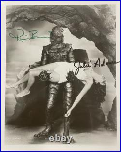 JULIE ADAMS, RICOU BROWNING Signed photo CREATURE FROM THE BLACK LAGOON JSA