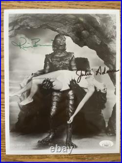 JULIE ADAMS, RICOU BROWNING Signed photo CREATURE FROM THE BLACK LAGOON JSA JULIE ADAMS, RICOU BROWNING Signed photo CREATURE FROM THE BLACK LAGOON JSA