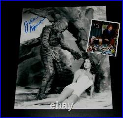 JULIE ADAMS SIGNED B&W 8x10 PHOTO + PROOF PHOTO CREATURE FROM THE BLACK LAGOON