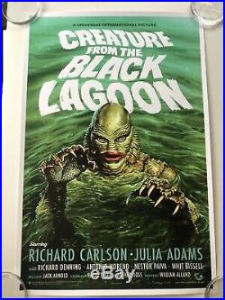 Jason Edmiston Creature From The Black Lagoon Mondo Print Movie Poster Universal