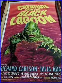 Jason Edmiston Creature From The Black Lagoon VARIANT Mondo Sold Out