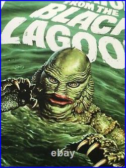 Jason Edmiston Creature from the Black Lagoon Mondo Print Poster Invisible Man