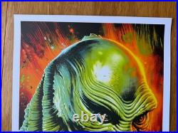 Jason Edmiston Creature from the Black Lagoon Poster Mondo & Alamo Drafthouse