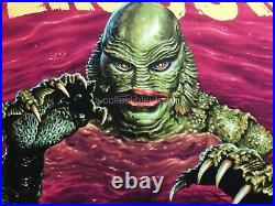 Jason Edmiston Creature from the Black Lagoon Variant Movie Art Print Poster