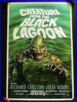 Jason Edmiston Mondo Creature from the Black Lagoon Movie Art Print Poster